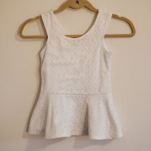 Glitter Girls White Lace A-line Dress